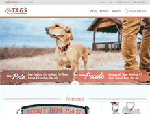 Tablet Screenshot of gotags.com